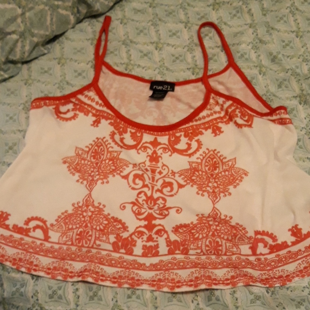 Crop top Aztec print
